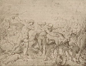 Schets voor Palazzo Magnani Fresco